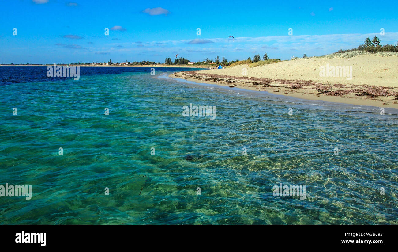 Plage de Rockingham, Western Australia, Australia Banque D'Images