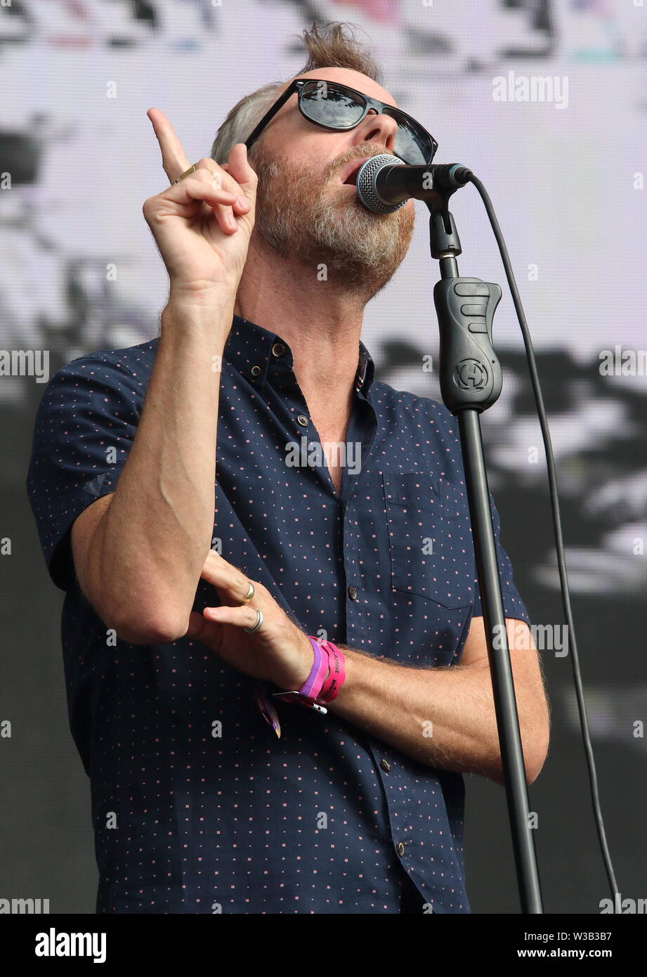 Londres, Royaume-Uni. Le 13 juillet, 2019. Groupe américain effectue le jour 4 au Hyde Park lors d'un festival d'été britannique à Londres. Credit : SOPA/Alamy Images Limited Live News Banque D'Images