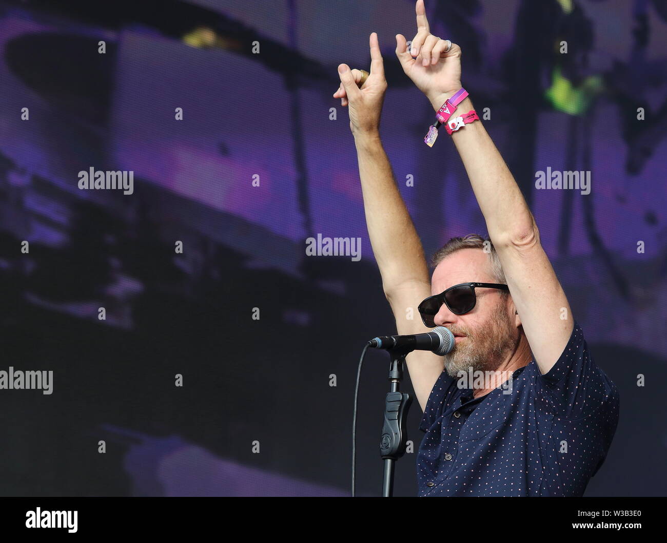 Londres, Royaume-Uni. Le 13 juillet, 2019. Groupe américain effectue le jour 4 au Hyde Park lors d'un festival d'été britannique à Londres. Credit : SOPA/Alamy Images Limited Live News Banque D'Images