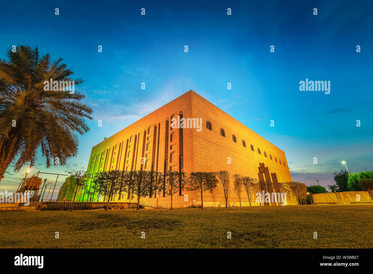 Belle Mosquée Dammam-Saudi en saoudite. Banque D'Images