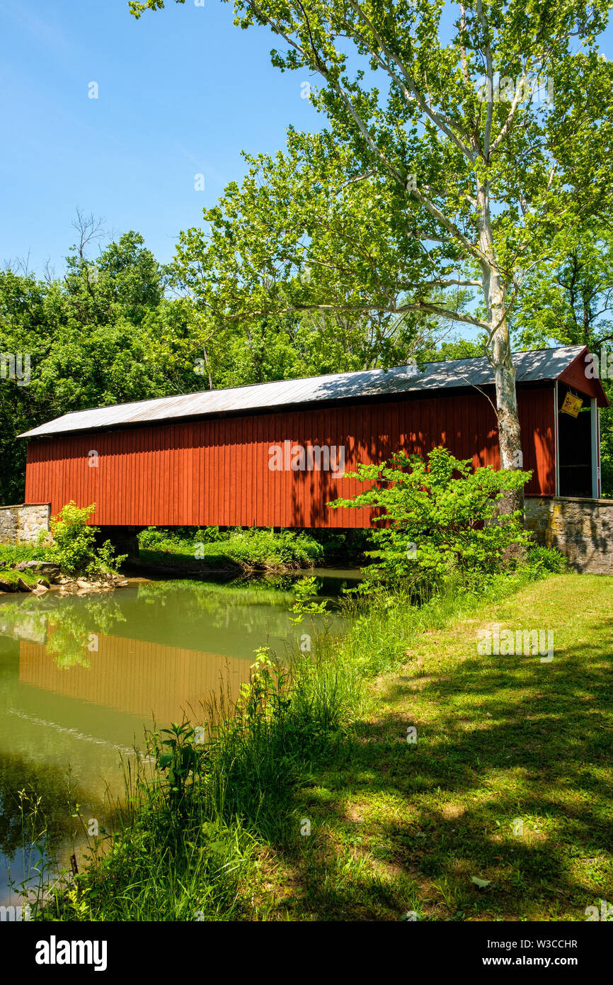 Witherspoon Bridge, Anderson Road, Canton de Montgomery, Alabama Banque D'Images