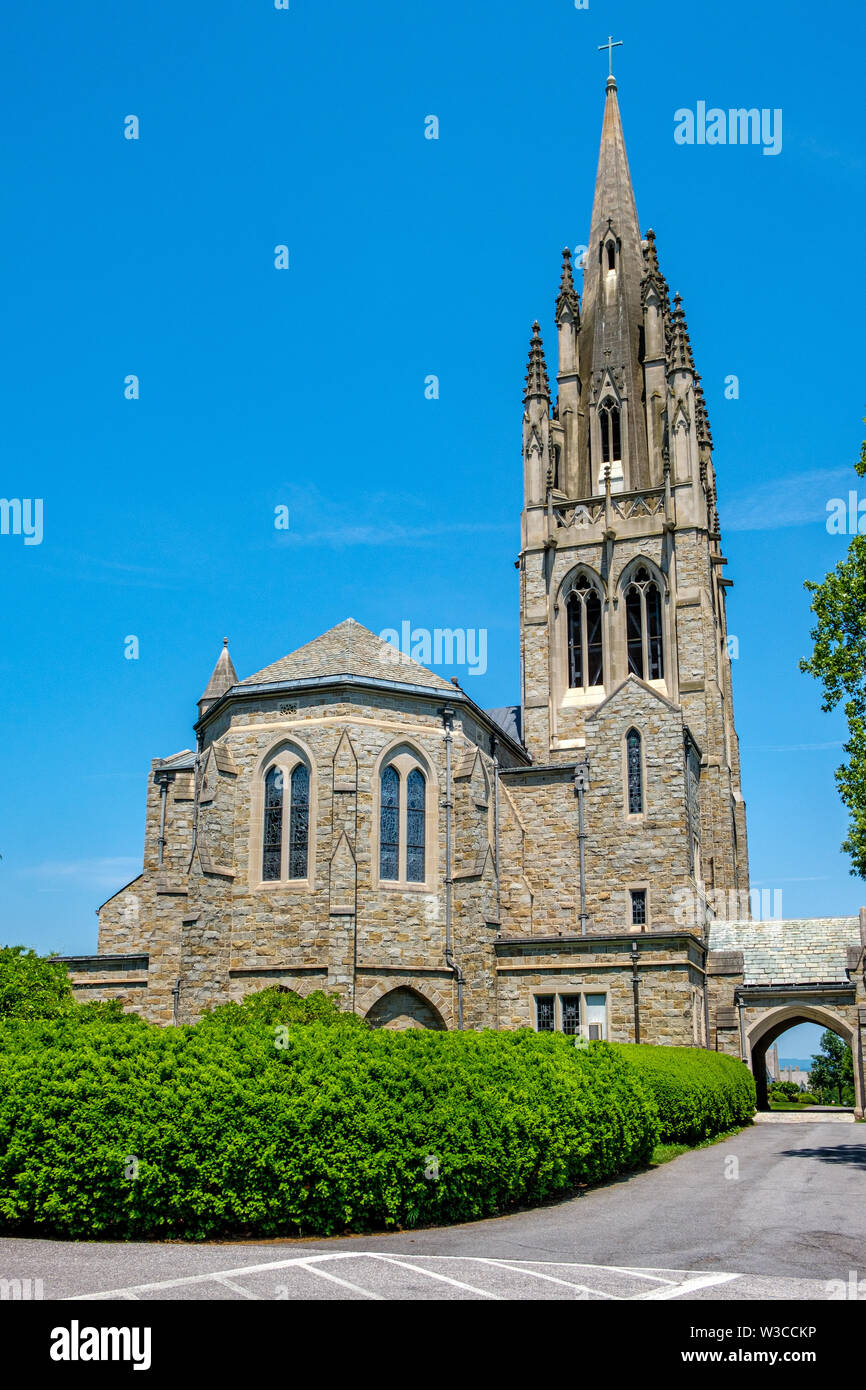 Irving Memorial Chapel, Mercersburg Academy, Mercersburg, Pennsylvania Banque D'Images