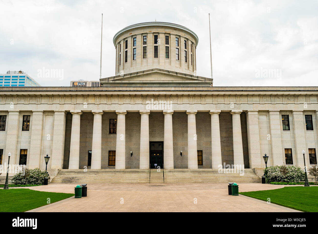 Columbus est la capitale de l'état de l'Ohio et le gouvernement Statehouse Banque D'Images