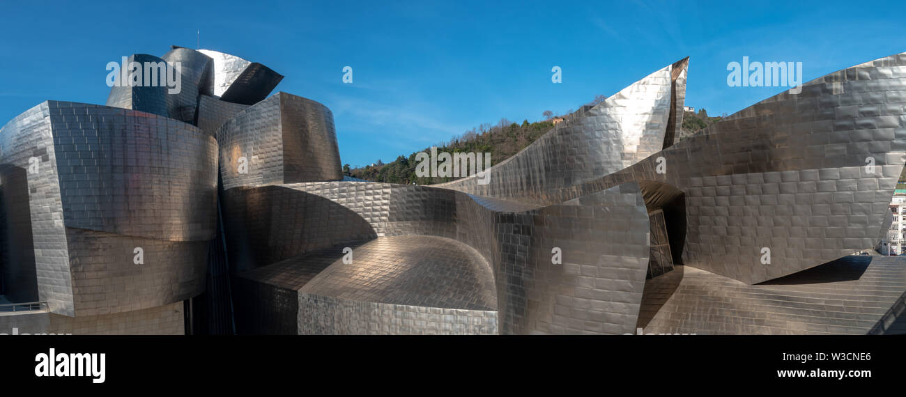 Musée Guggenheim à Bilbao, Espagne Banque D'Images