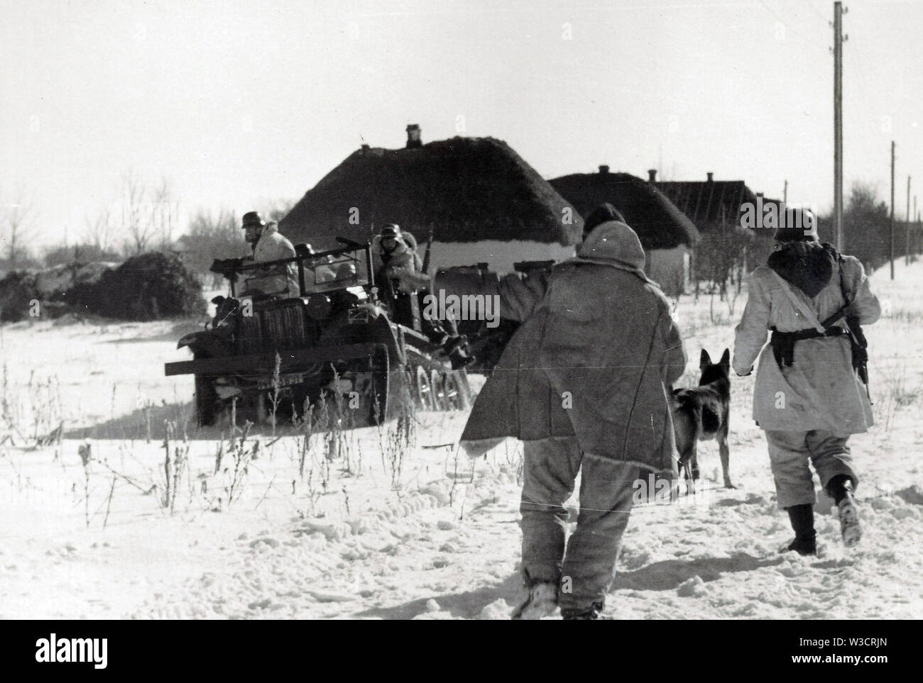 Soldats allemands de Waffen SS Div Wiking Banque D'Images