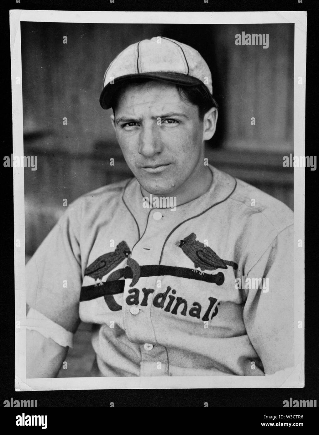 Baseball vintage photo de Joe 'Ducky' Medwick des Cardinals de Saint-Louis vers 1930 Banque D'Images