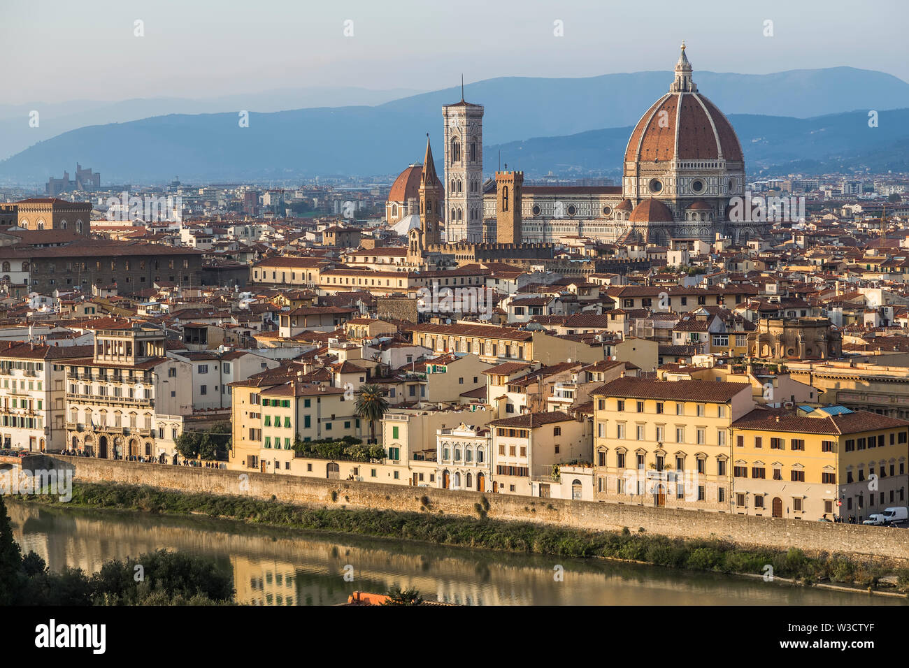 Paysage urbain - le centre historique de Florence. Italie Banque D'Images