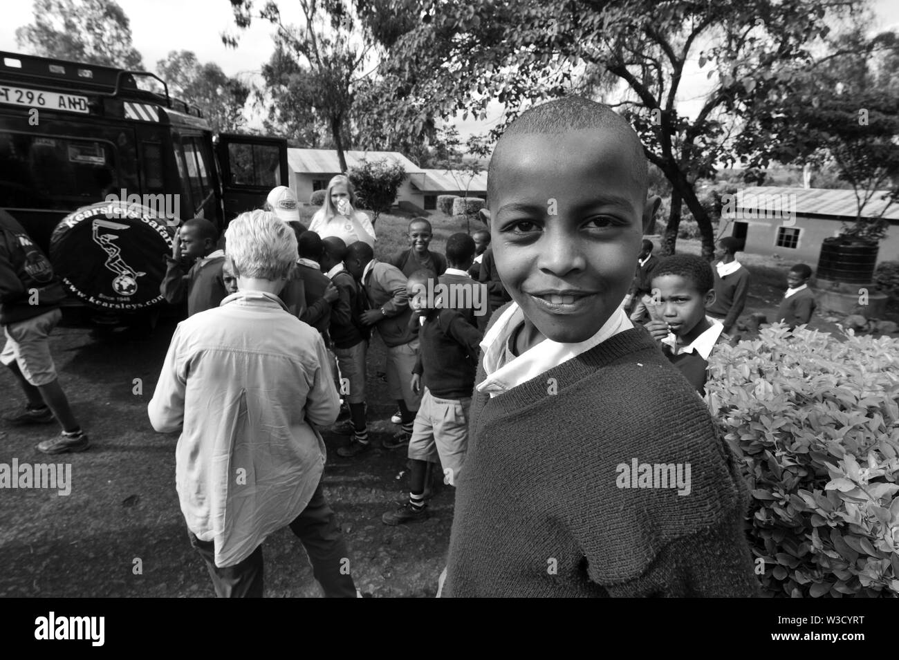 Diverses personnes sont vus en Tanzanie et Zanzibar, l'Afrique, y compris les fournisseurs, les femmes, hommes, garçons, mendiants, musulmane, Masai et les touristes en juin 2019. Banque D'Images