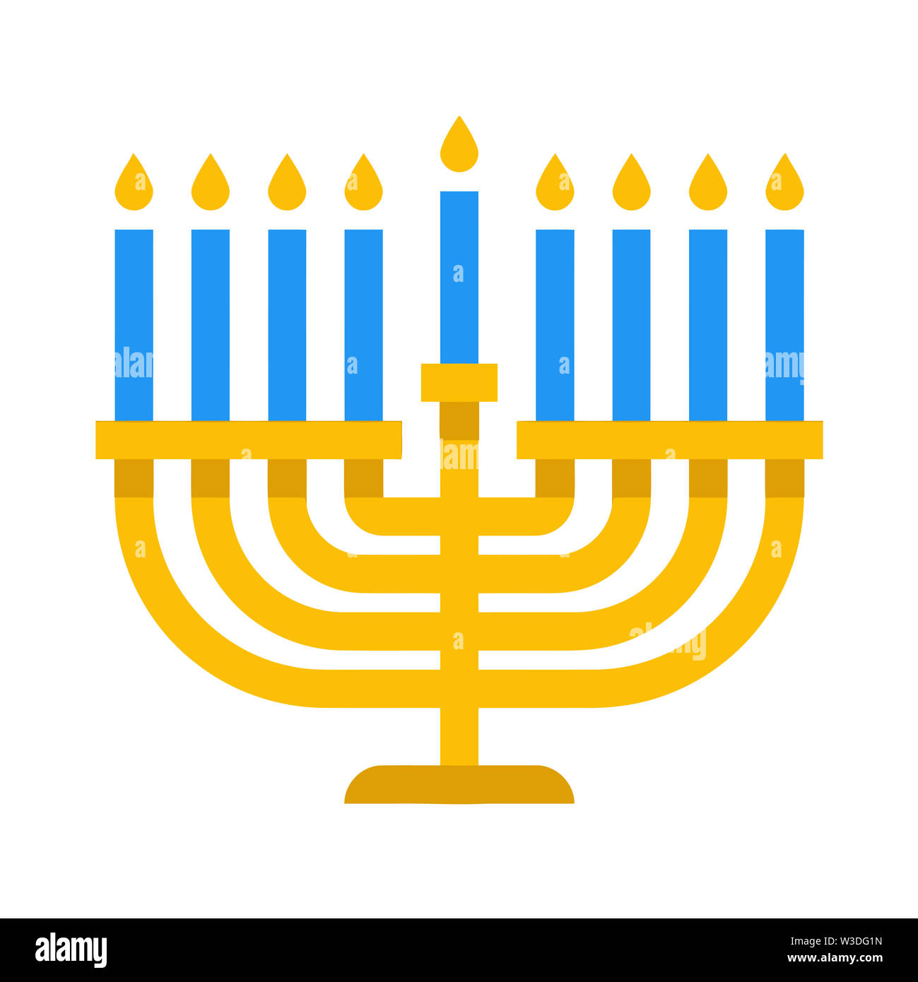 Bougies de hanukkah Banque de photographies et d'images à haute résolution  - Alamy