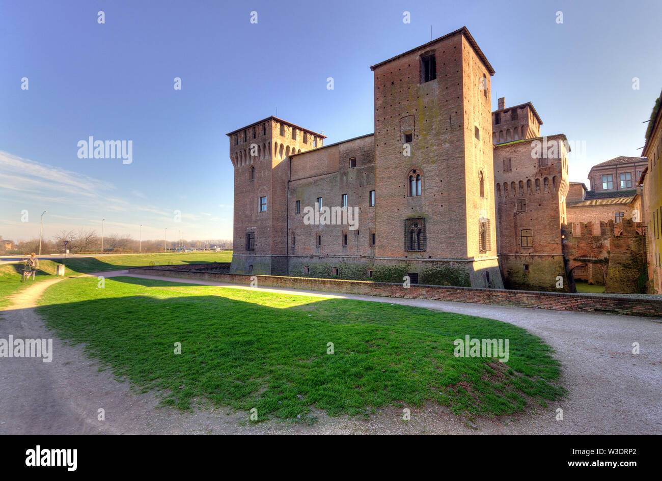 L'Italie, Lombardie, Mantova, le château Saint-Georges Banque D'Images