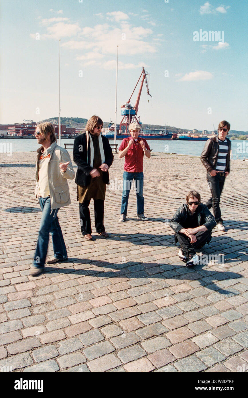 La bande originale de nos vies en bande Gothenberg harbour (2004), Göteborg, Göteborg, Suède. Banque D'Images