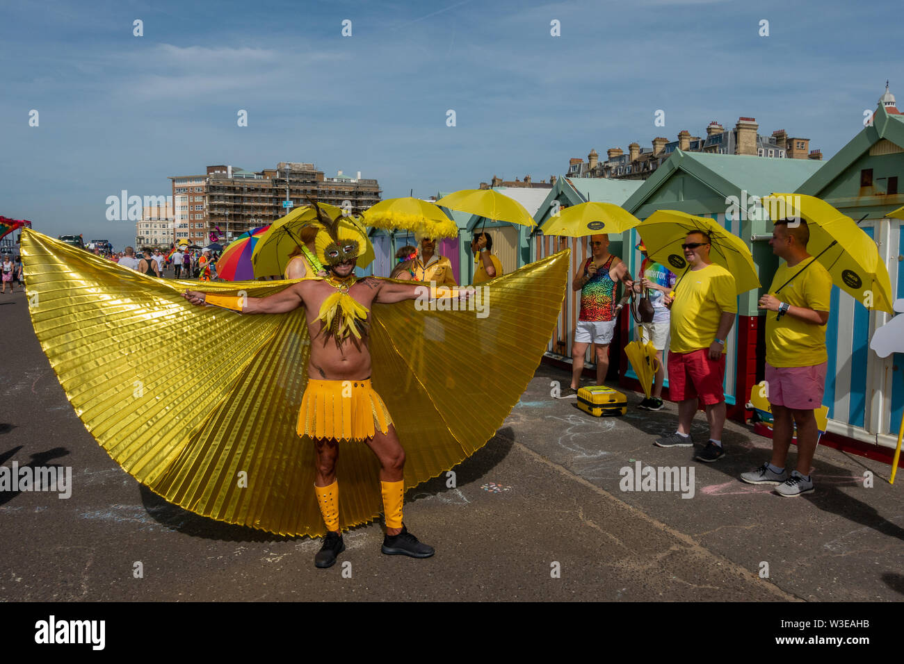 Gay Pride 2018 Brighton Banque D'Images