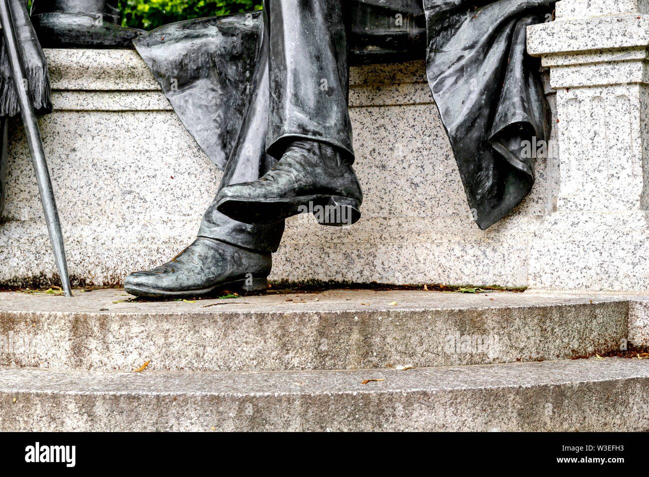 Dans Fontane-Denkmal Neuruppin ; Mémorial de Theodor Fontane Banque D'Images