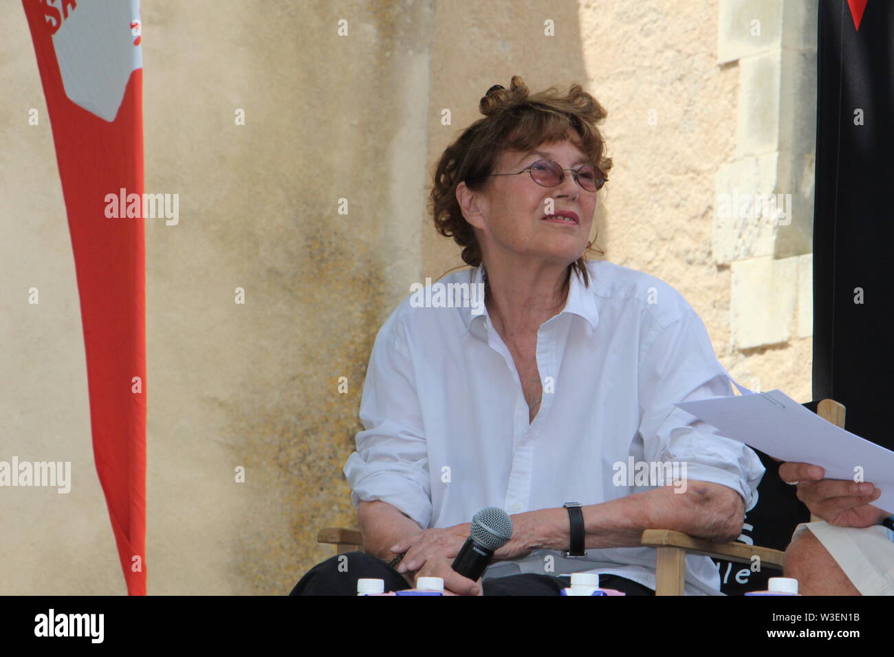 Jane Birkin est venu de Francofolies de La Rochelle pour présenter ses mémoires dans un livre intitulé "Journal unkey Banque D'Images