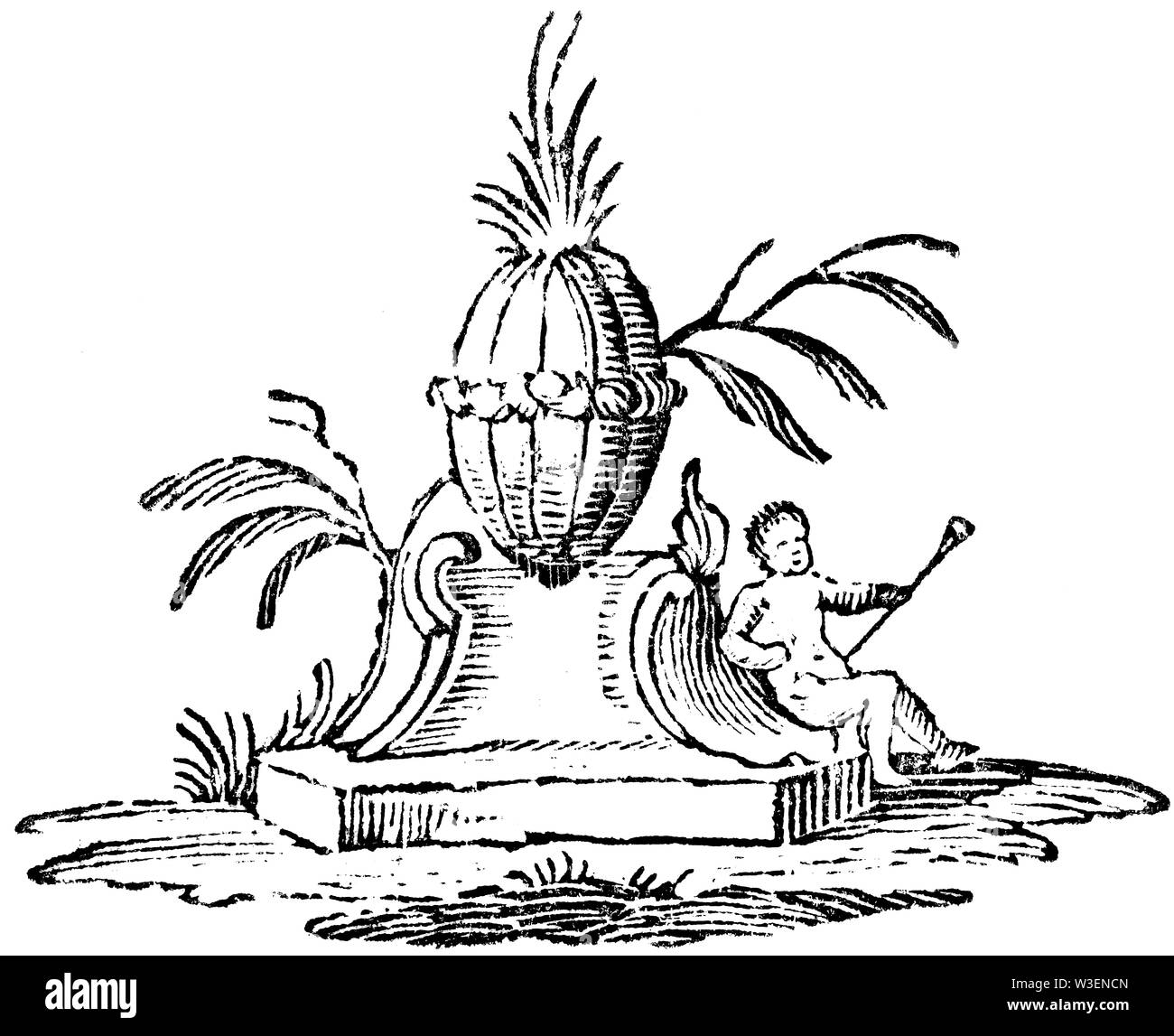 Coupe de bois gravés d'illustration ; prises de 'Thomas Bewick 'une Histoire générale de quadrupèdes' ; publié par T ; ; Bewick Longman et Co ; Imprimé par Edward Banque D'Images
