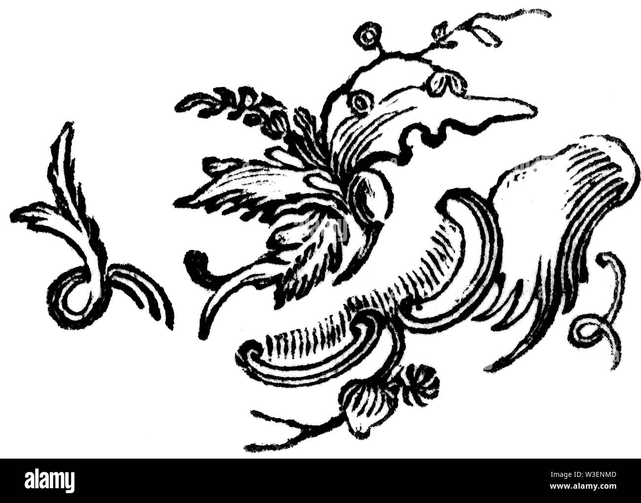 Coupe de bois gravés d'illustration ; prises de 'Thomas Bewick 'une Histoire générale de quadrupèdes' ; publié par T ; ; Bewick Longman et Co ; Imprimé par Edward Banque D'Images