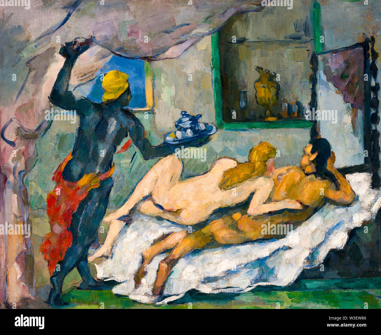 Paul Cézanne, l'après-midi à Naples, peinture, vers 1875 Banque D'Images