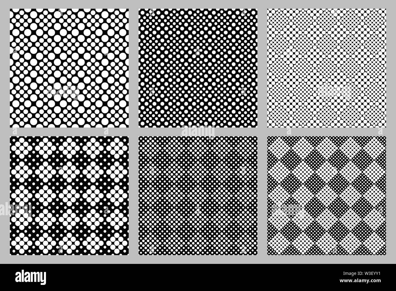 Abstrait géométrique cercle continu motif de fond - conception graphique de scénario Illustration de Vecteur