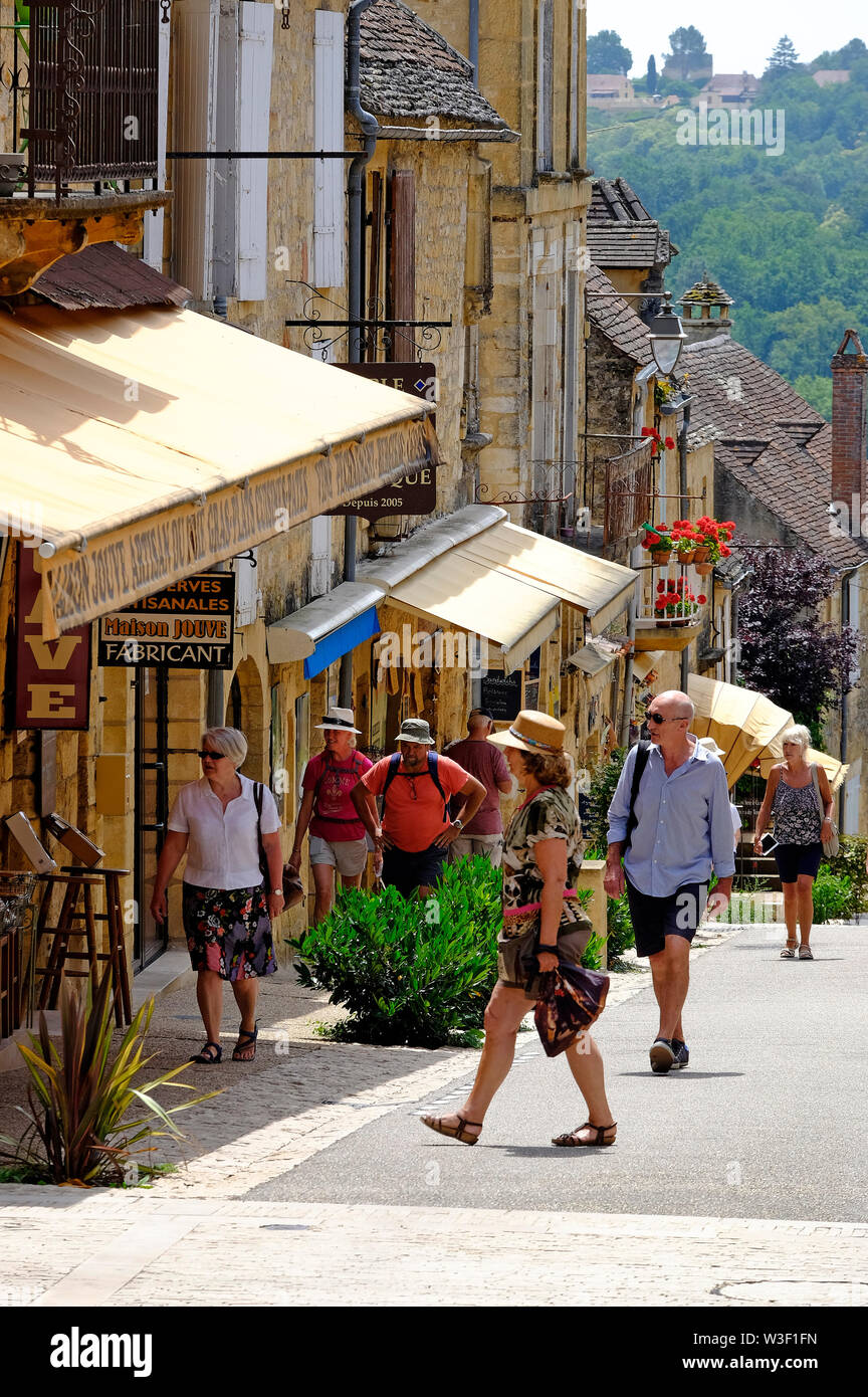 Domme, dordogne, france Banque D'Images