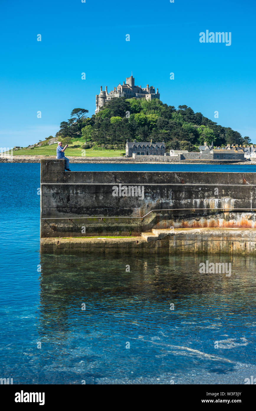 St Michael's Mount, Marazion, Cornwall, England, UK. Banque D'Images