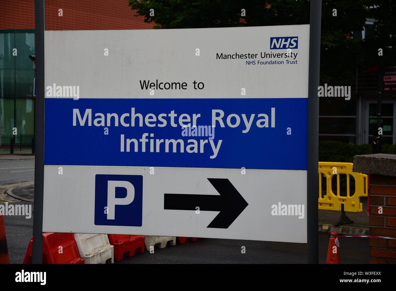 Manchester Royal Infirmary Banque D'Images