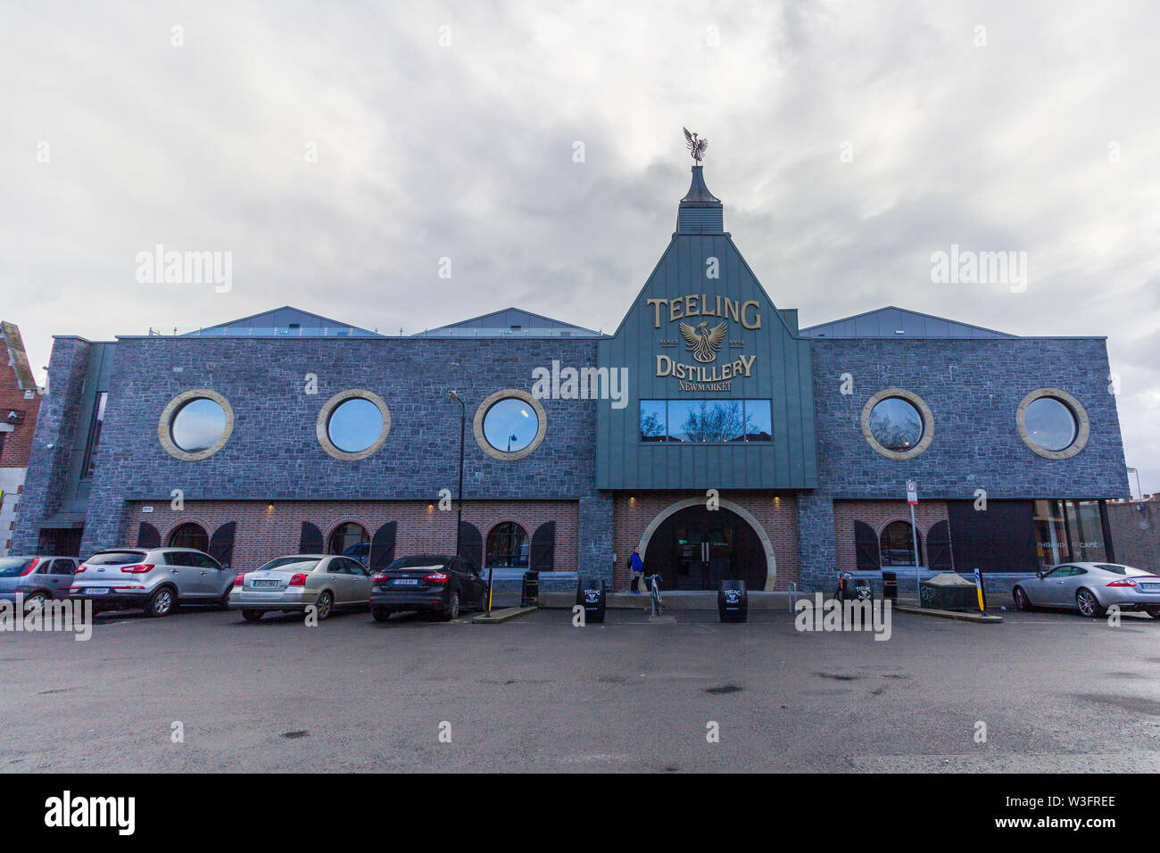 Dublin, Irlande - 20 janvier 2019 - Distillerie Teeling, vue de la rue. C'est une distillerie de whisky fondée en 2015 l'une des photos du logement Banque D'Images