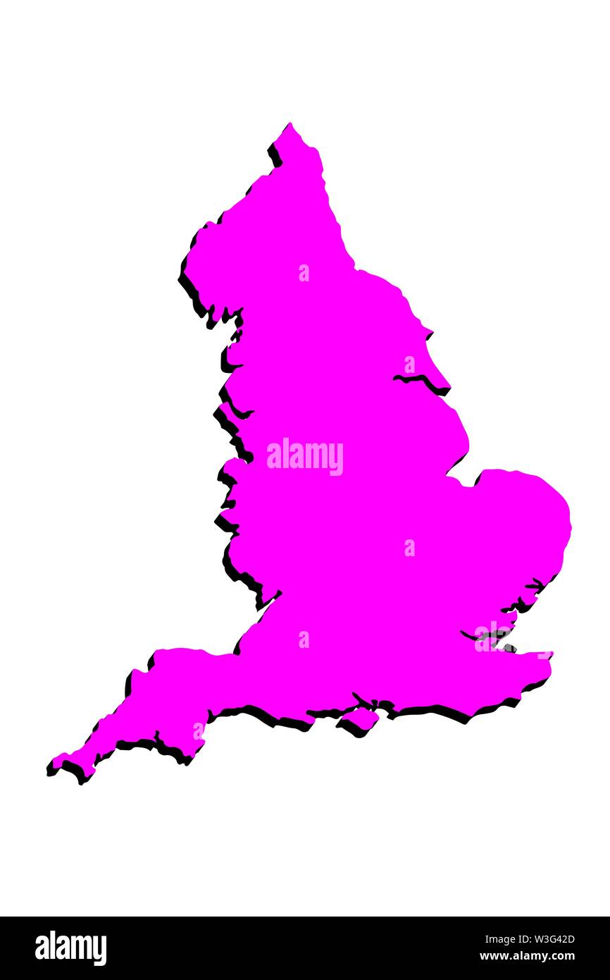 Site silhouette d'Angleterre Vector illustration EPS10 Illustration de Vecteur