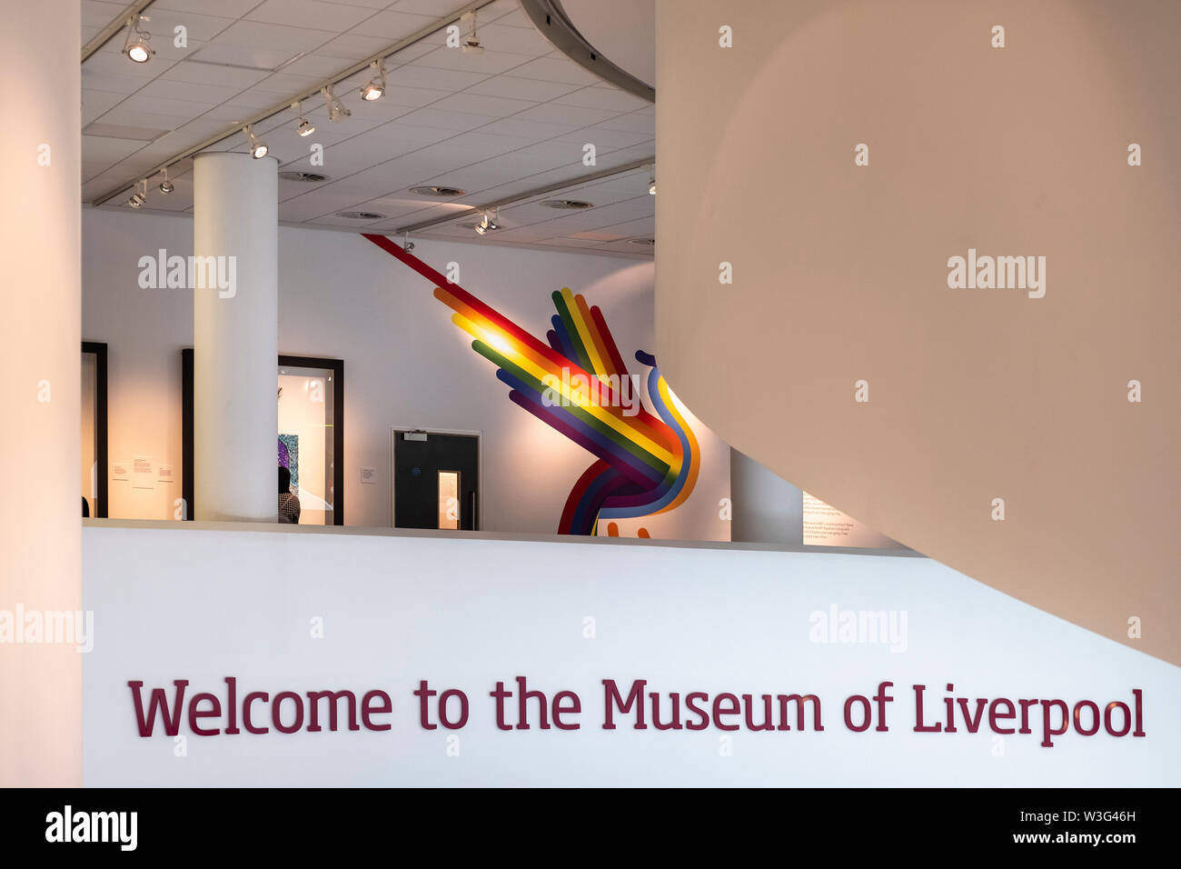 Musée de Liverpool, Pier Head, Liverpool, Royaume-Uni. Conçu par les architectes 3XN et ingénieurs Buro Happold, et construit par Galliford essayer à un coût de €72m en Banque D'Images