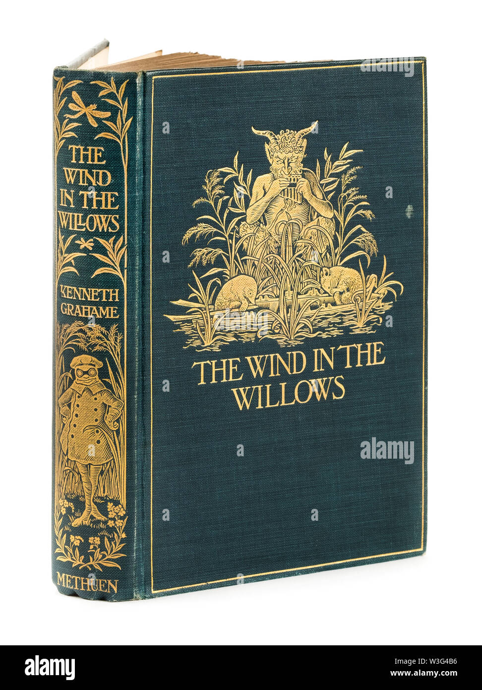 Le vent dans les saules de Kenneth Grahame (2e édition, 1908, Methuen & Co) Banque D'Images