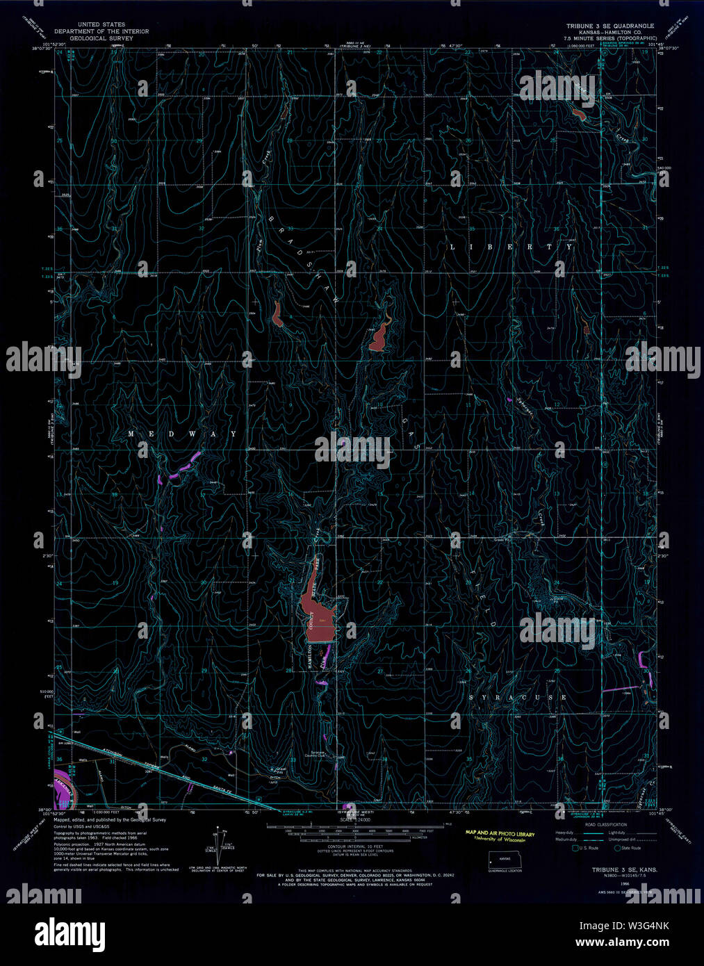Carte du kansas tribune Banque de photographies et d’images à haute
