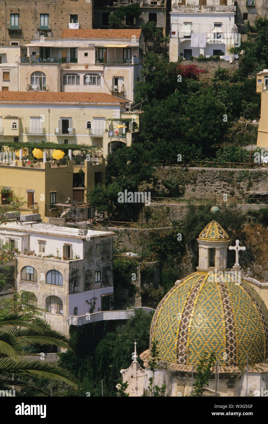 Costiera amalfitana (Positano, côte amalfitaine, Campanie, Italie Banque D'Images