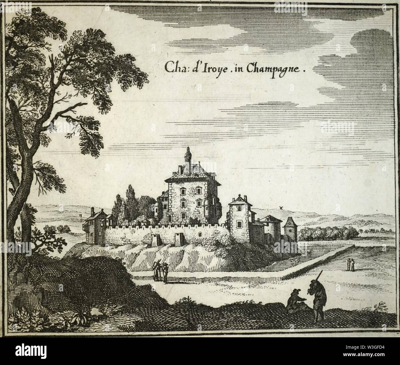 Château Iroye 16189. Banque D'Images