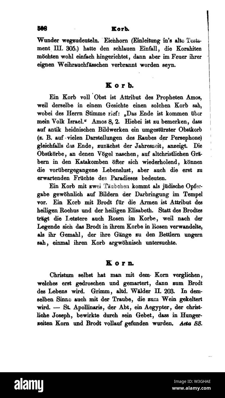 Christliche Symbolik (Menzel) I 508. Banque D'Images