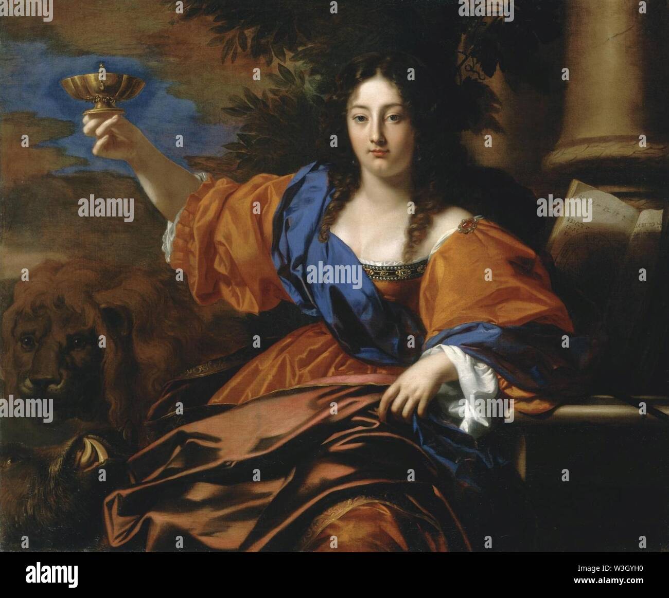 Circe par Nicolas Régnier. Banque D'Images