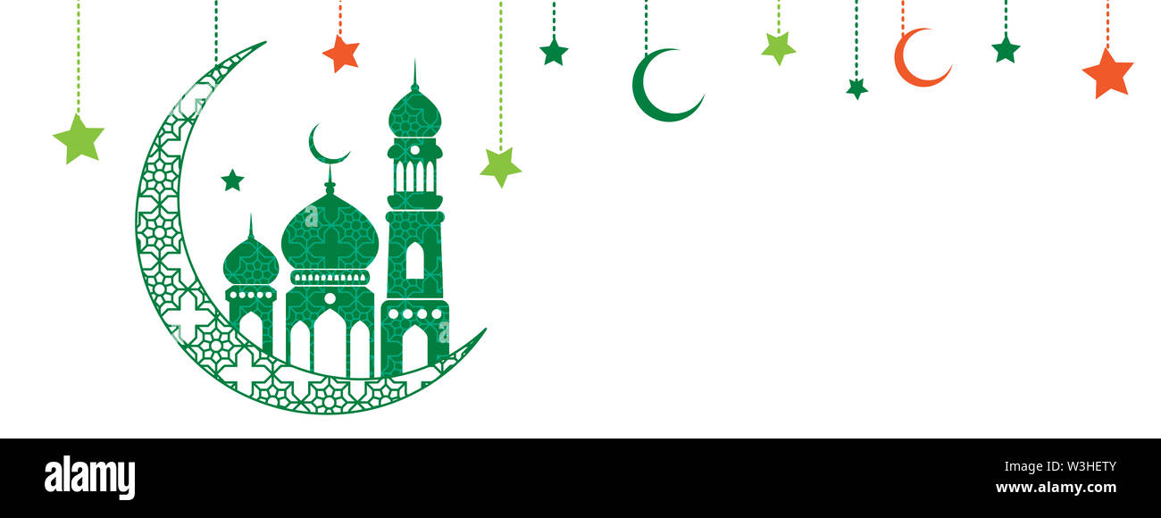 Ramadan kareem culture traditionnelle islamique musulmans illustration Banque D'Images