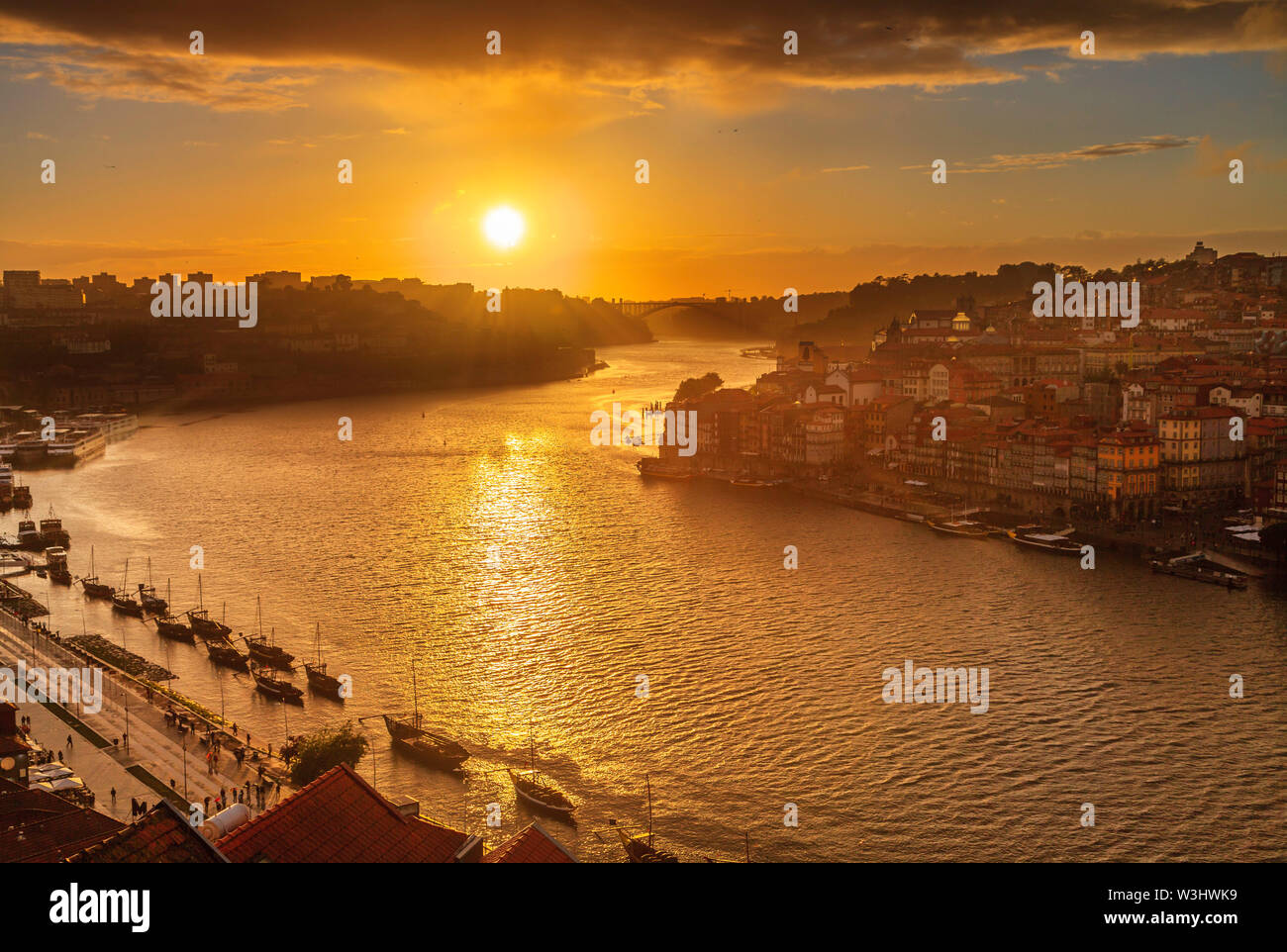 Vue urbaine avec Porto Douro Banque D'Images