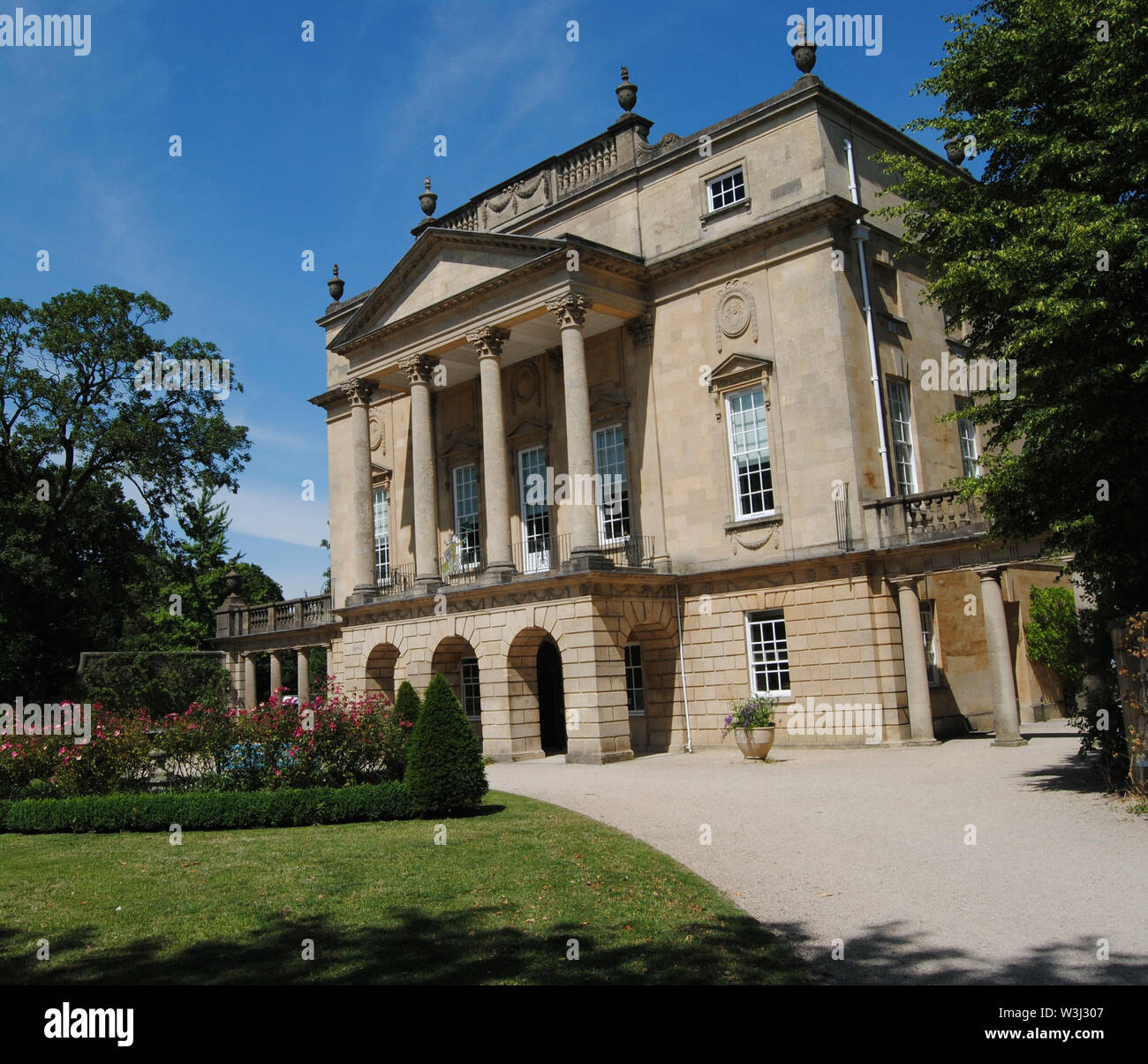 Le Musée Holburne, Bath, Angleterre. Belle architecture dans l'ouest du pays. Banque D'Images