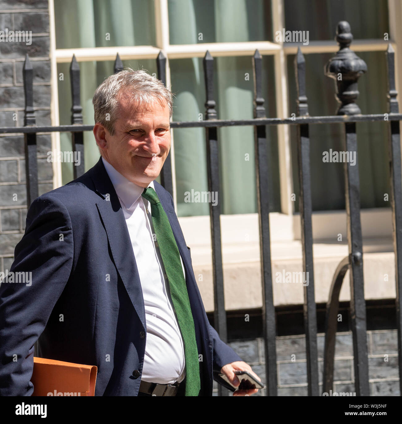 Londres, Royaume-Uni. 16 juillet 2019, Damian Hinds MP PC Secrétaire de l'éducation quitte une réunion du Cabinet au 10 Downing Street, London Credit Ian Davidson/Alamy Live News Banque D'Images