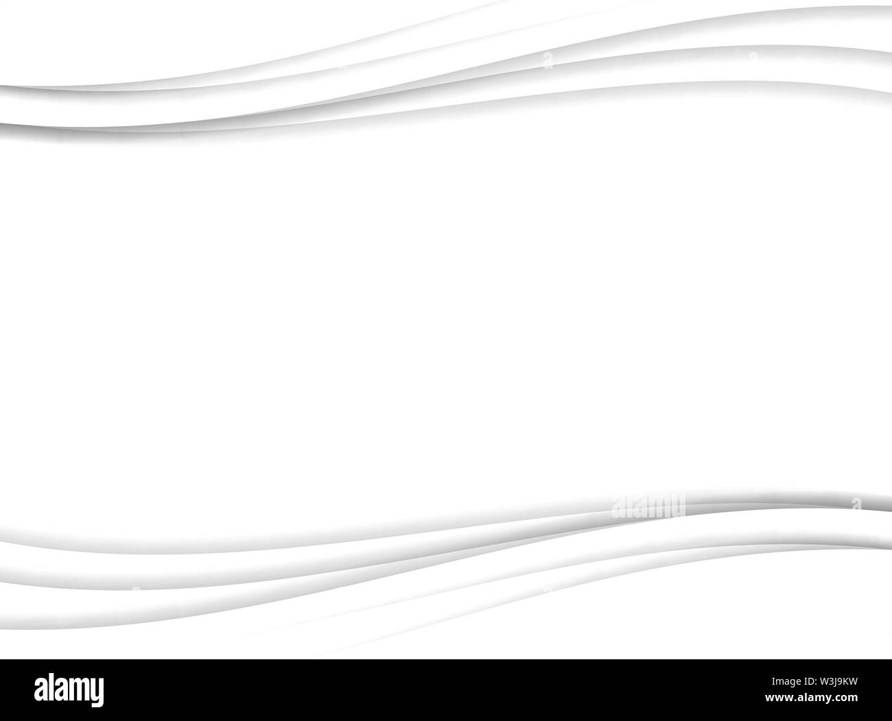 Résumé fond d'onde avec des feuilles ondulées blindé Illustration de Vecteur