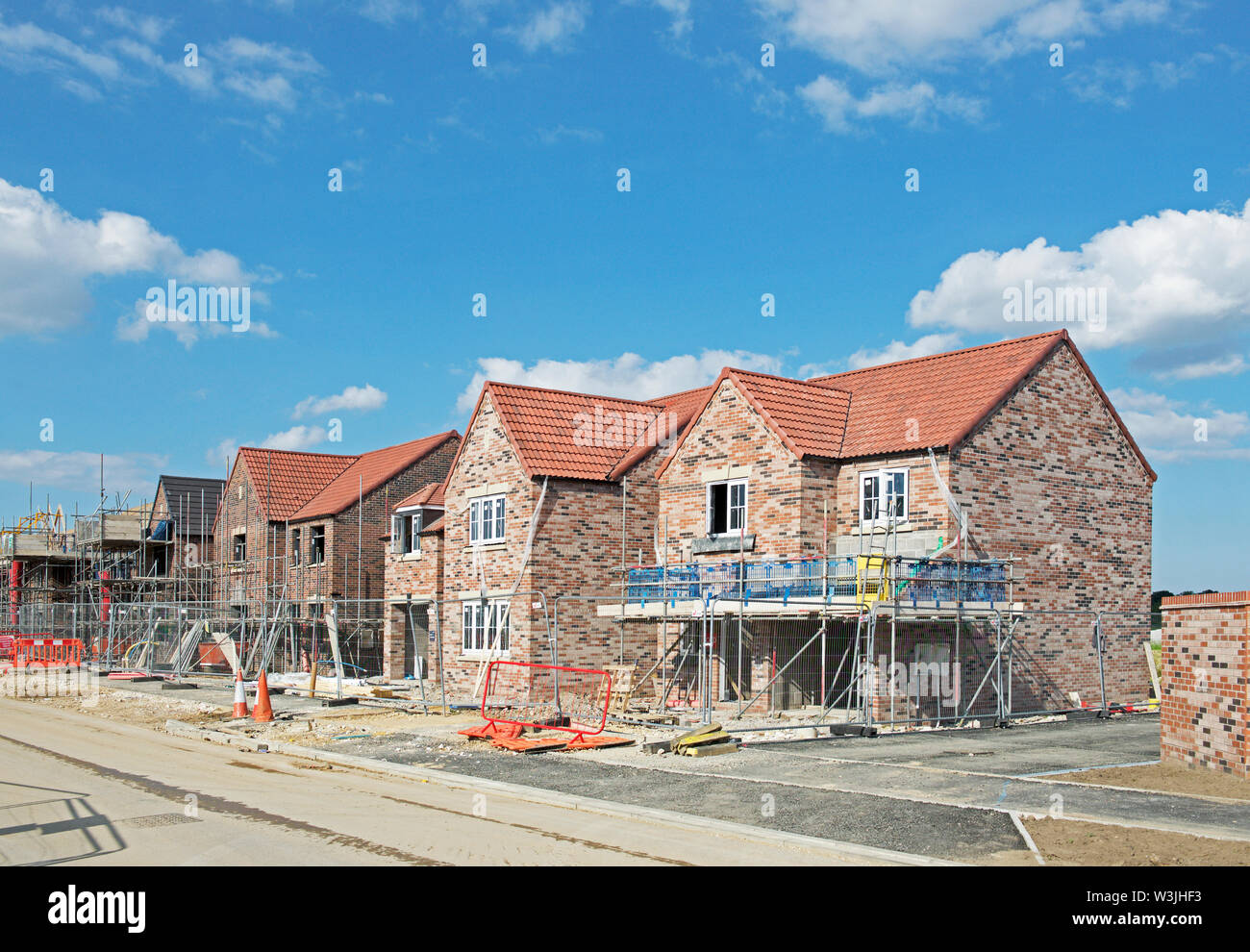 Imperial Gardens, un nouveau lotissement de Bellway constructeurs, Howden, East Yorkshire, England UK Banque D'Images
