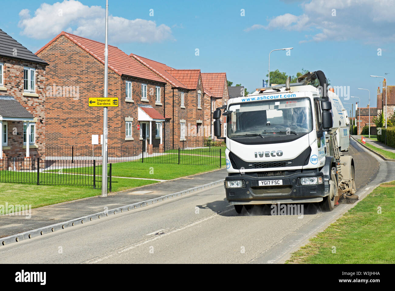 Imperial Gardens, un nouveau lotissement de Bellway constructeurs, Howden, East Yorkshire, England UK Banque D'Images
