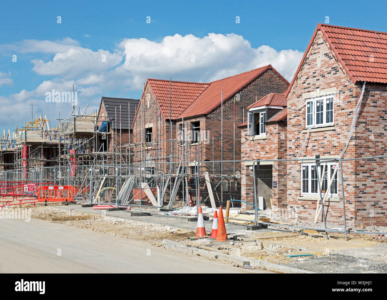 Imperial Gardens, un nouveau lotissement de Bellway constructeurs, Howden, East Yorkshire, England UK Banque D'Images