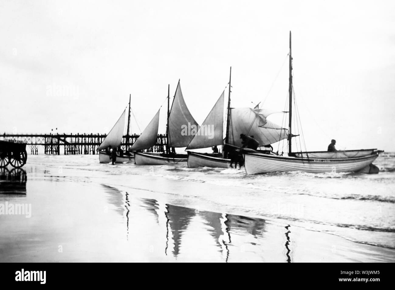 Les bateaux de plaisance, Blackpool Banque D'Images