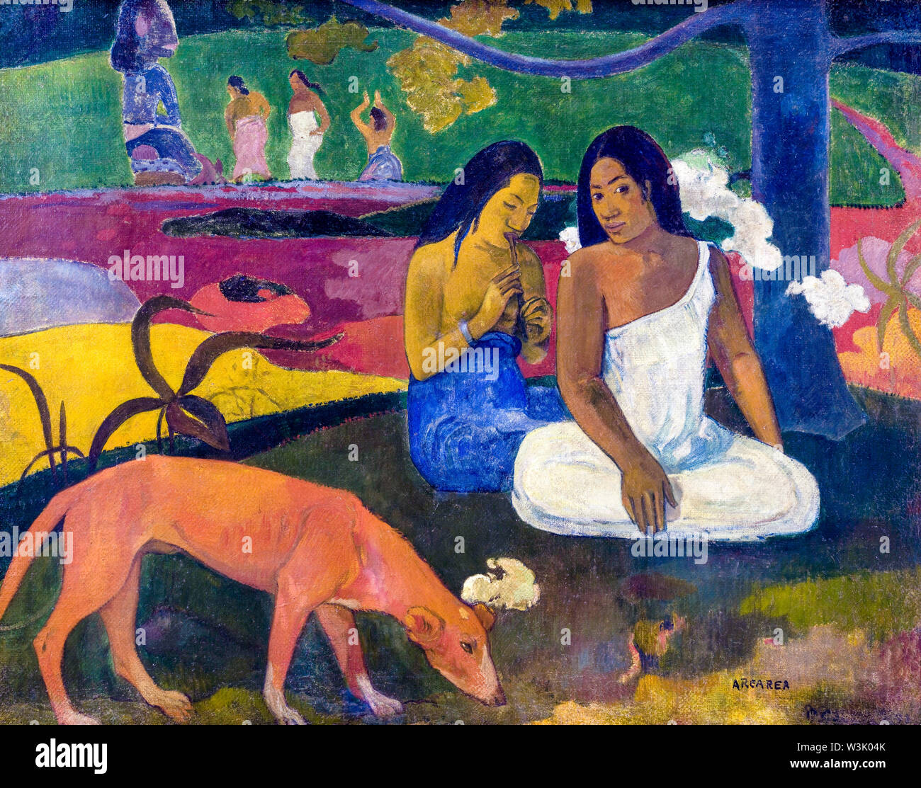 Paul Gauguin, Arearea, (grande), peinture, 1892 Banque D'Images