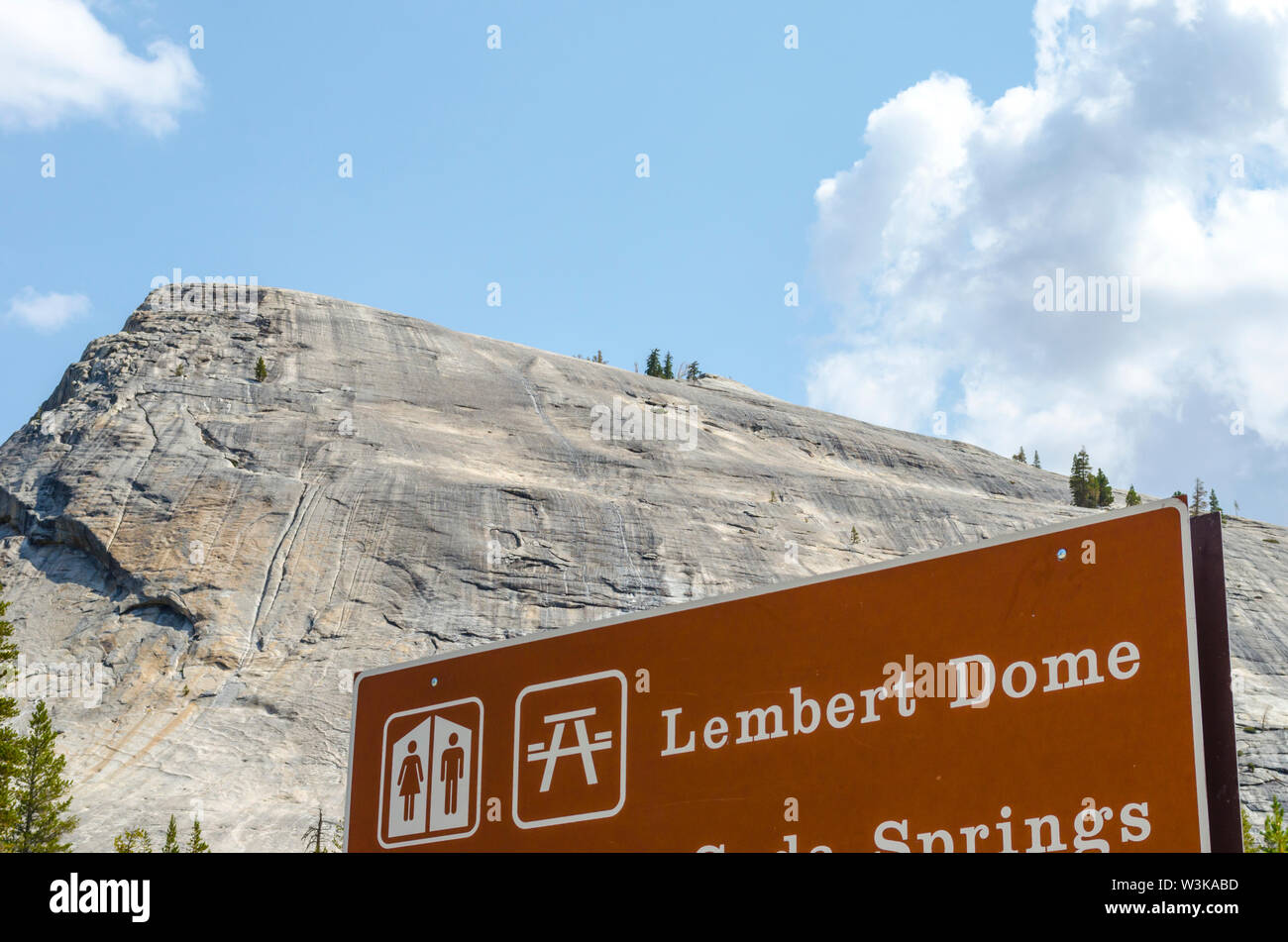Lembert Dome. Yosemite National Park, California, USA. Banque D'Images