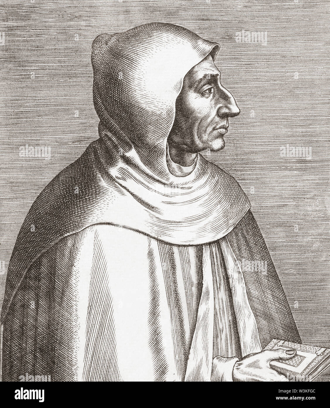 Girolamo Savonarola aka Jérôme Savonarole ou Jérôme Savonarole, 1452 - 1498. Frère dominicain italien. Banque D'Images