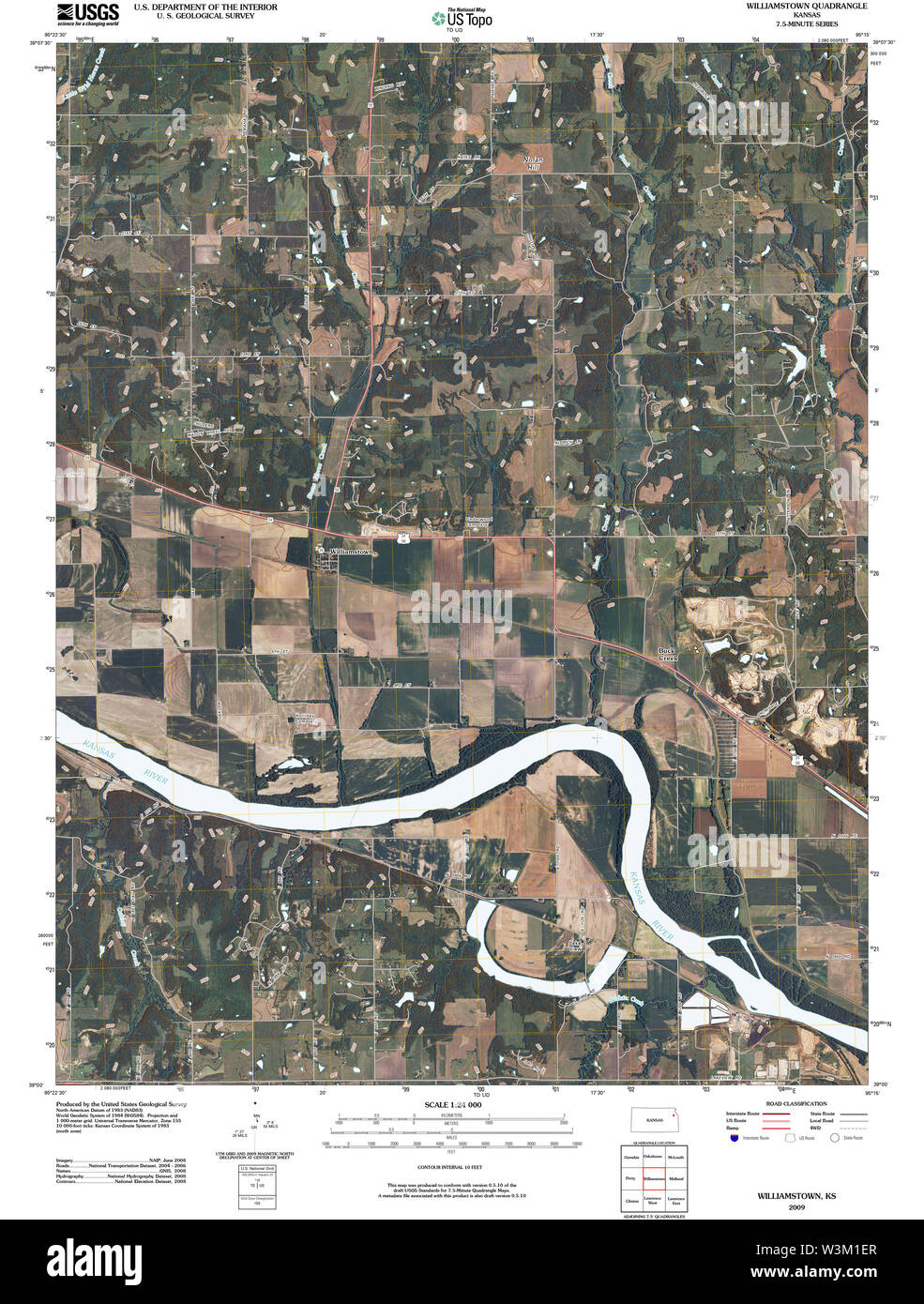 Carte de williamstown Banque de photographies et d’images à haute