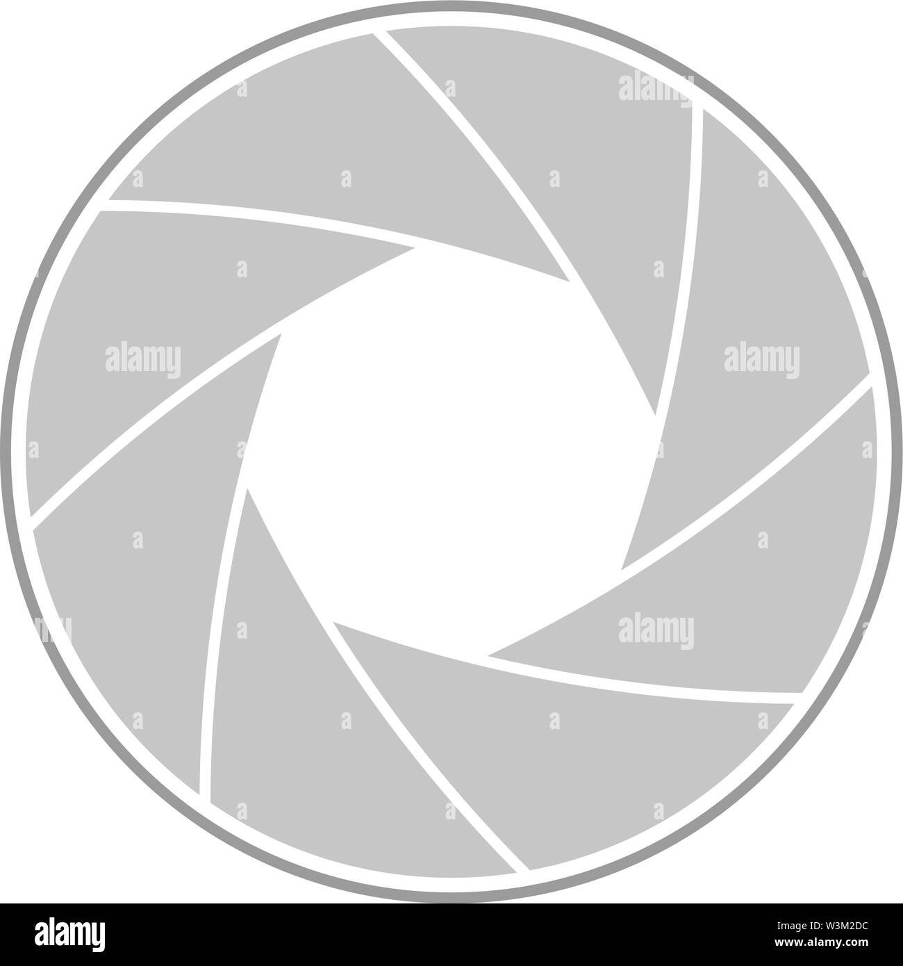 Vector Illustration d'une ouverture de l'objectif Illustration de Vecteur