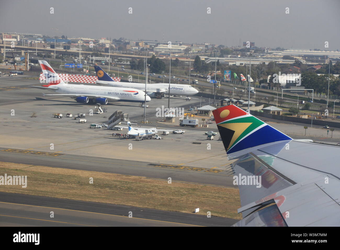 Paysages d'Afrique de l'air Banque D'Images