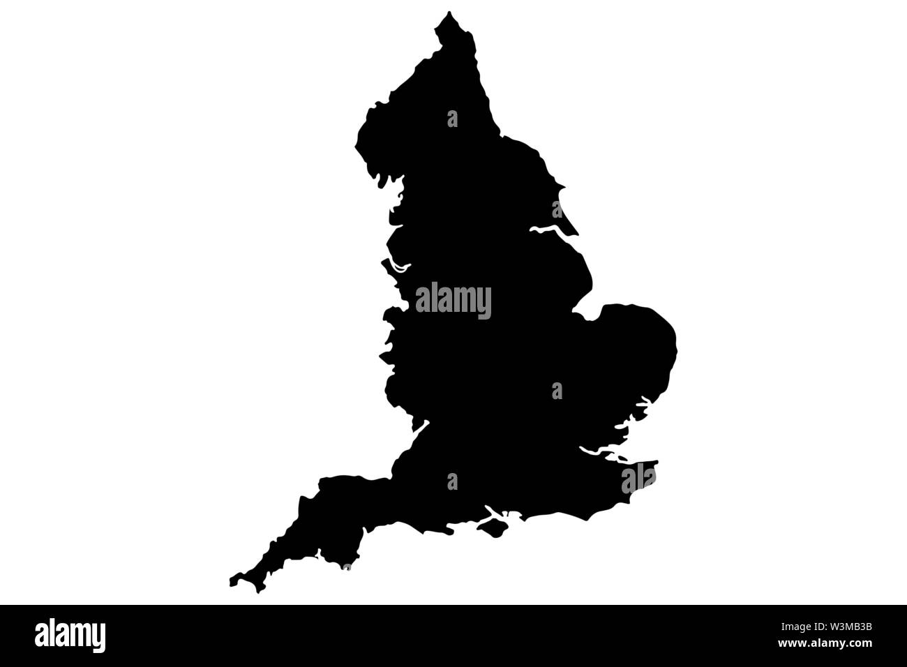 Site silhouette d'Angleterre Vector illustration EPS10 Illustration de Vecteur